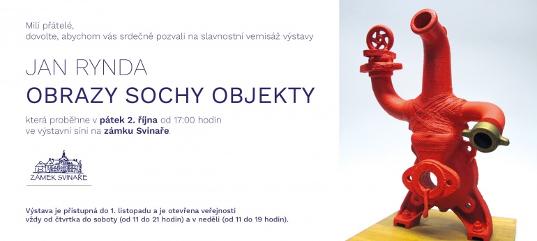 Jan Rynda - výstava obrazy, sochy a objekty 