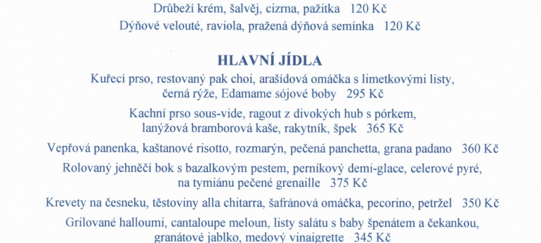 Aktuální menu 