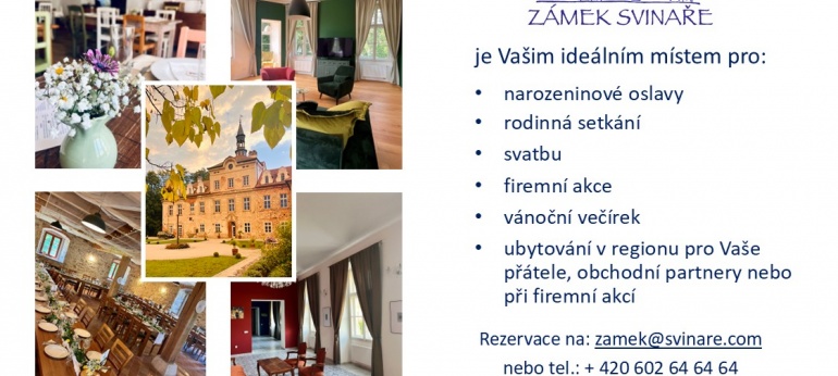 Oslavy a akce na zámku 
